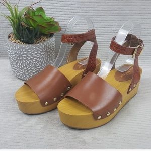 Sam Edelman Brynn Platform Sandals Ankle Strap